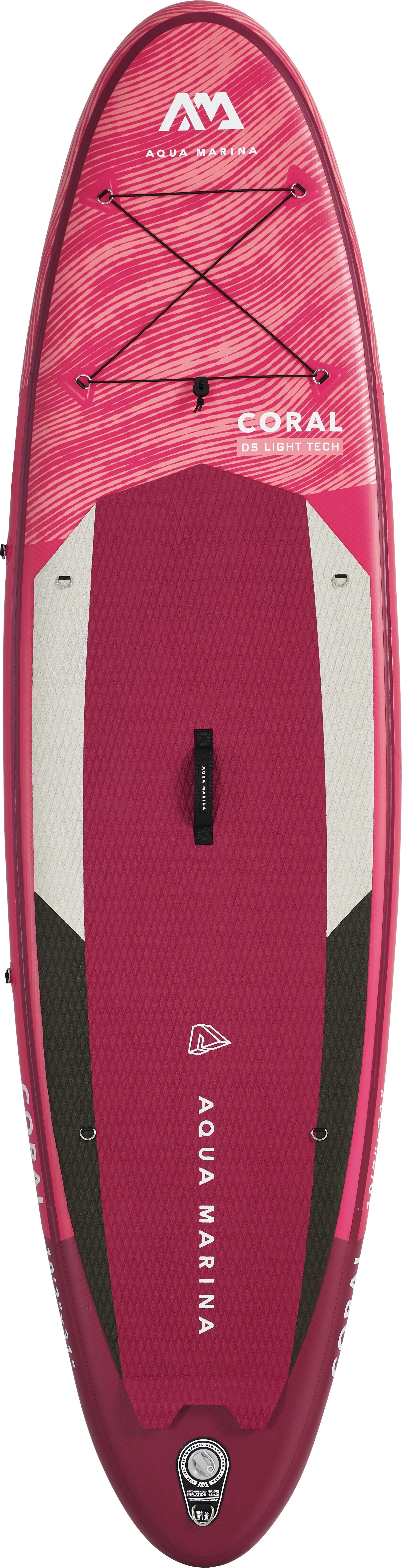 Aqua Marina CORAL 10'2" Inflatable Paddle Board All-Around Advanced SUP