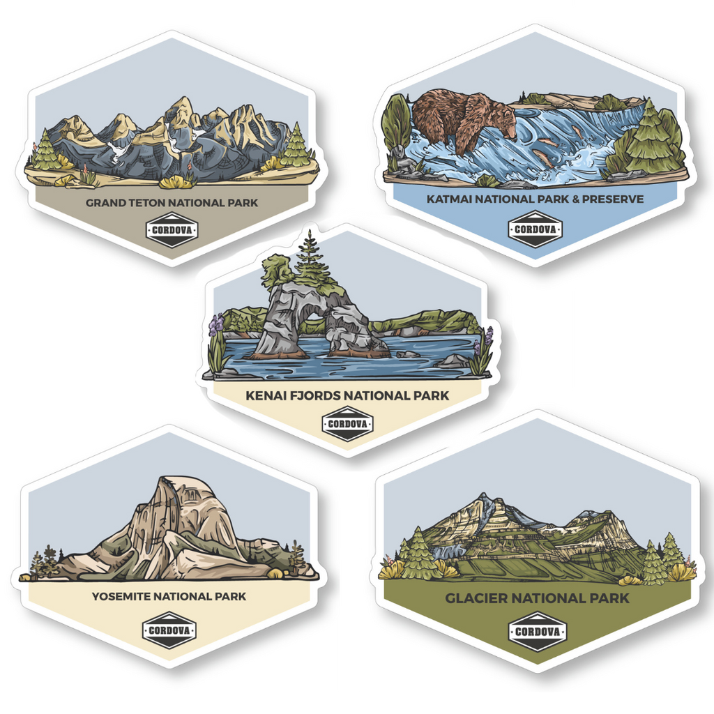 National Parks Sticker Collection