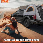 5.5-6.7ft Easy Setup Pickup Truck Bed Tent Gray