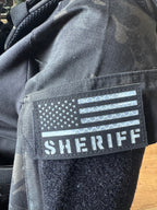 2x3.5” Sheriff Patch IR or Reflective