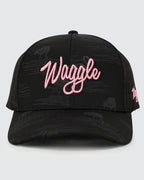 Waggle Low-Profile Snapback Hat - Flamingrove
