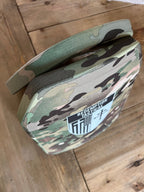 Pair of 10x12 Level IV Ceramic PE Plates Ballistic FRONT AND BACK (SIZE SMALL to LARGE) Curved with Shooters Cut