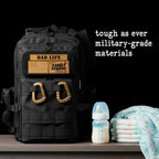 JUG 30L Dad Diaper Bag Backpack - Black