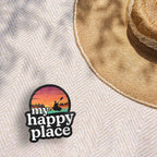 My Happy Place Kayaking Sticker