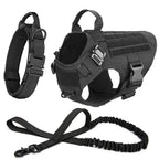 Tactical Vest Pet German Shepherd Golden Retriever Tactical Training Dog Harness and Leash Set For All Breeds Dogs