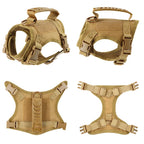 Tactical Puppy Harness For Small Dogs Adjustable Cat Harnesses Vest For Military Service Dogs Training Kitten Cat Accessories