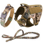 Tactical Vest Pet German Shepherd Golden Retriever Tactical Training Dog Harness and Leash Set For All Breeds Dogs