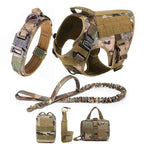 Tactical Vest Pet German Shepherd Golden Retriever Tactical Training Dog Harness and Leash Set For All Breeds Dogs