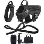 Tactical Vest Pet German Shepherd Golden Retriever Tactical Training Dog Harness and Leash Set For All Breeds Dogs