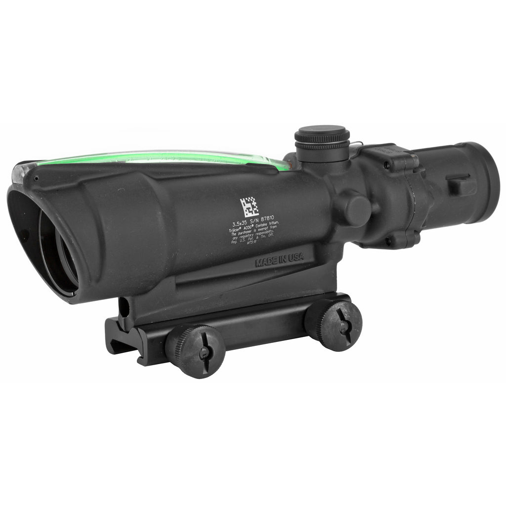 Trijicon, ACOG, 3.5x35, Dual Illuminated, Green Chevron
