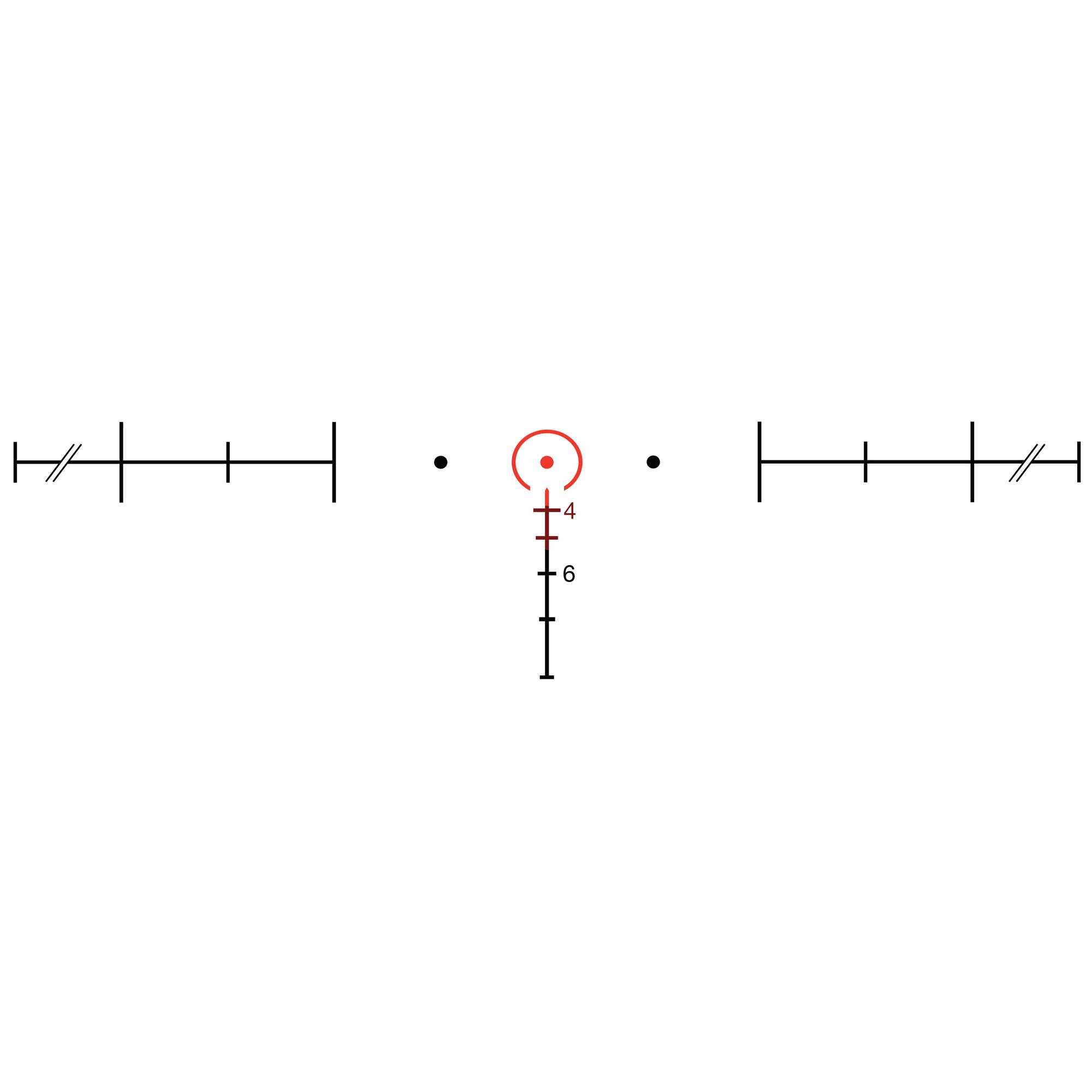 Trijicon, ACOG Rifle Scope, 4X32, Red Horseshoe