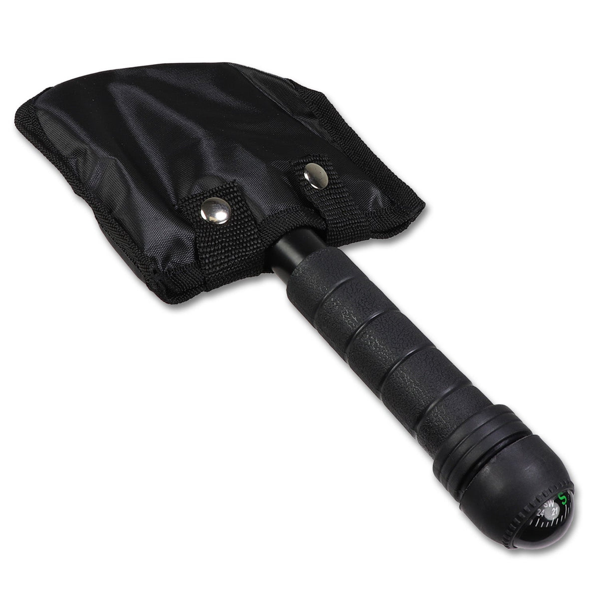 Compact Multi-Function Survival Shovel | Folding Tool with Compass & Survival Kit