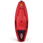 6 Feet Youth Kids Kayak with Bonus Paddle and Folding Backrest for Kid Over 5