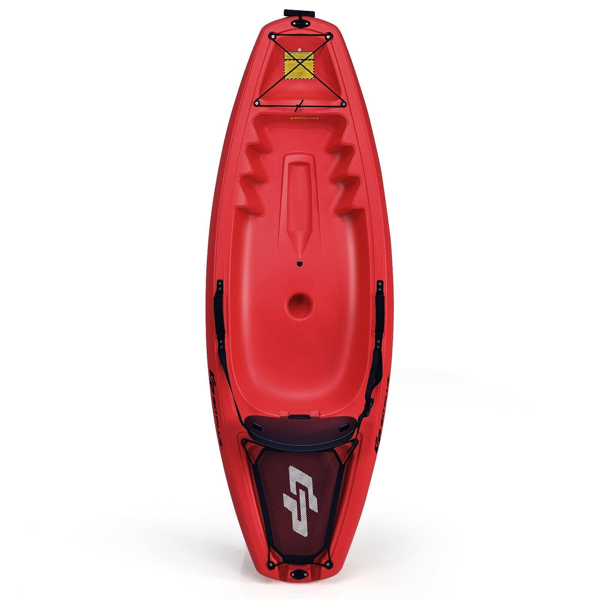 6 Feet Youth Kids Kayak with Bonus Paddle and Folding Backrest for Kid Over 5