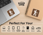 Hiking National Park Symbol Vinyl Sticker