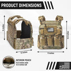 RT CRUSADER 2.0® ARMOR KIT Front/Back Plates LIGHTWEIGHT LEVEL IV  (2) 10x12 Front/Back Plates Full Kit