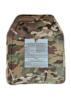 Double MULTI-CURVE | 10x12 Level IV Ballistic Female Multicurve Plates (Single Plate or as a Set)